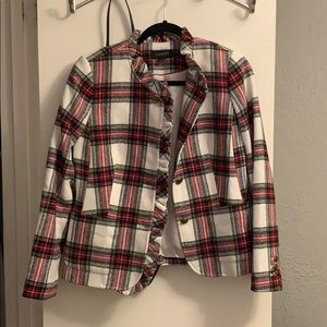 NWT Talbots Plaid Blazer